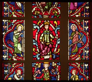 Albero di Jesse, che mostra i profeti e i tre re, francese, c.1250 da French School